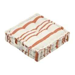 EMINZA Coussin de sol extérieur (45 x H10 cm) Nautira Orange Hot