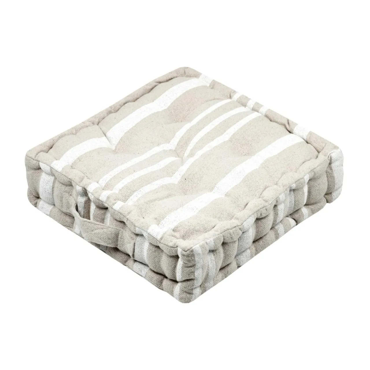 EMINZA Coussin de sol extérieur (45 x H10 cm) Nautira Ecru New
