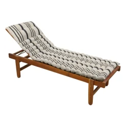 EMINZA Coussin de transat enroulable (180 x 60 cm) Nautira Gris ardoise Outlet
