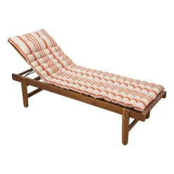 EMINZA Coussin de transat enroulable (180 x 60 cm) Nautira Orange