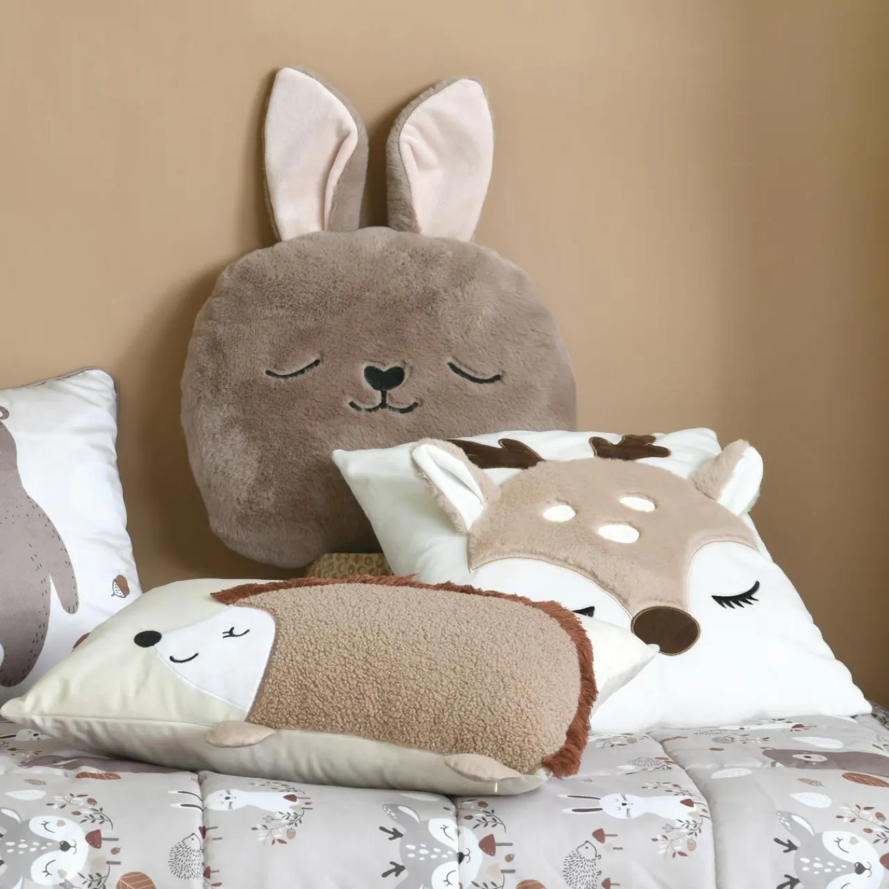 STOF Coussin enfant carré (40 x 40 cm) Gabin Beige Sale