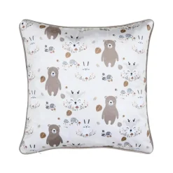 STOF Coussin enfant carré (40 x 40 cm) Gabin Taupe Best
