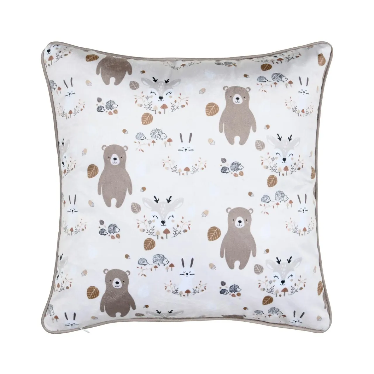 STOF Coussin enfant carré (40 x 40 cm) Gabin Taupe Best