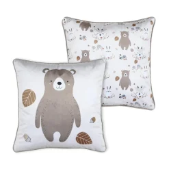STOF Coussin enfant carré (40 x 40 cm) Gabin Taupe Best