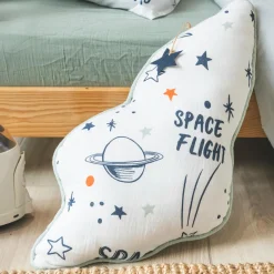l'Effet Papillon Coussin enfant nuage coton (60 x 30 cm) Galaxie Blanc Sale