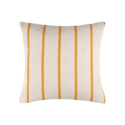 EMINZA Coussin extérieur carré toile de coton (50 x 50 cm) Ocealys Jaune moutarde Hot