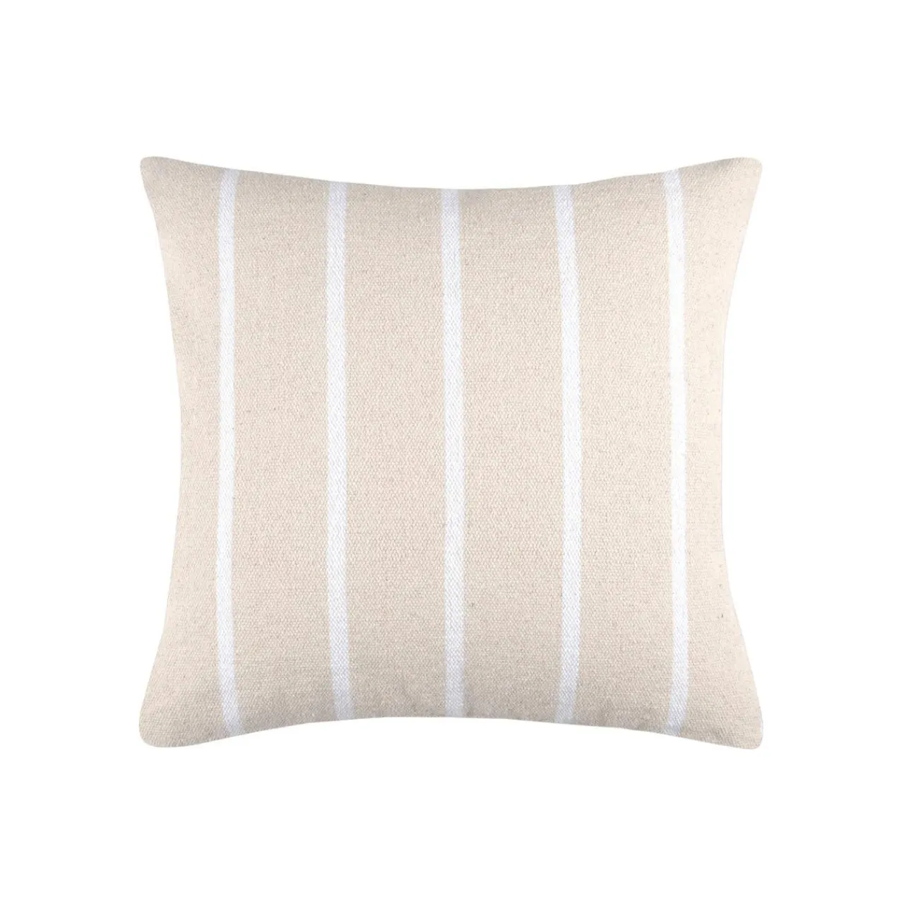 EMINZA Coussin extérieur carré toile de coton (50 x 50 cm) Ocealys Blanc New