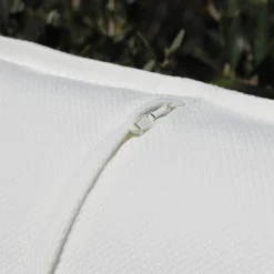 MOBELLIA Coussin extérieur carré (45 x 45 cm) Boraé Blanc Outlet