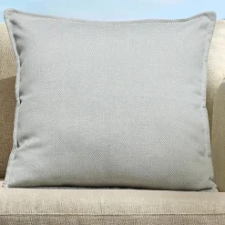 MOBELLIA Coussin extérieur carré (45 x 45 cm) Kalena clair Vert New