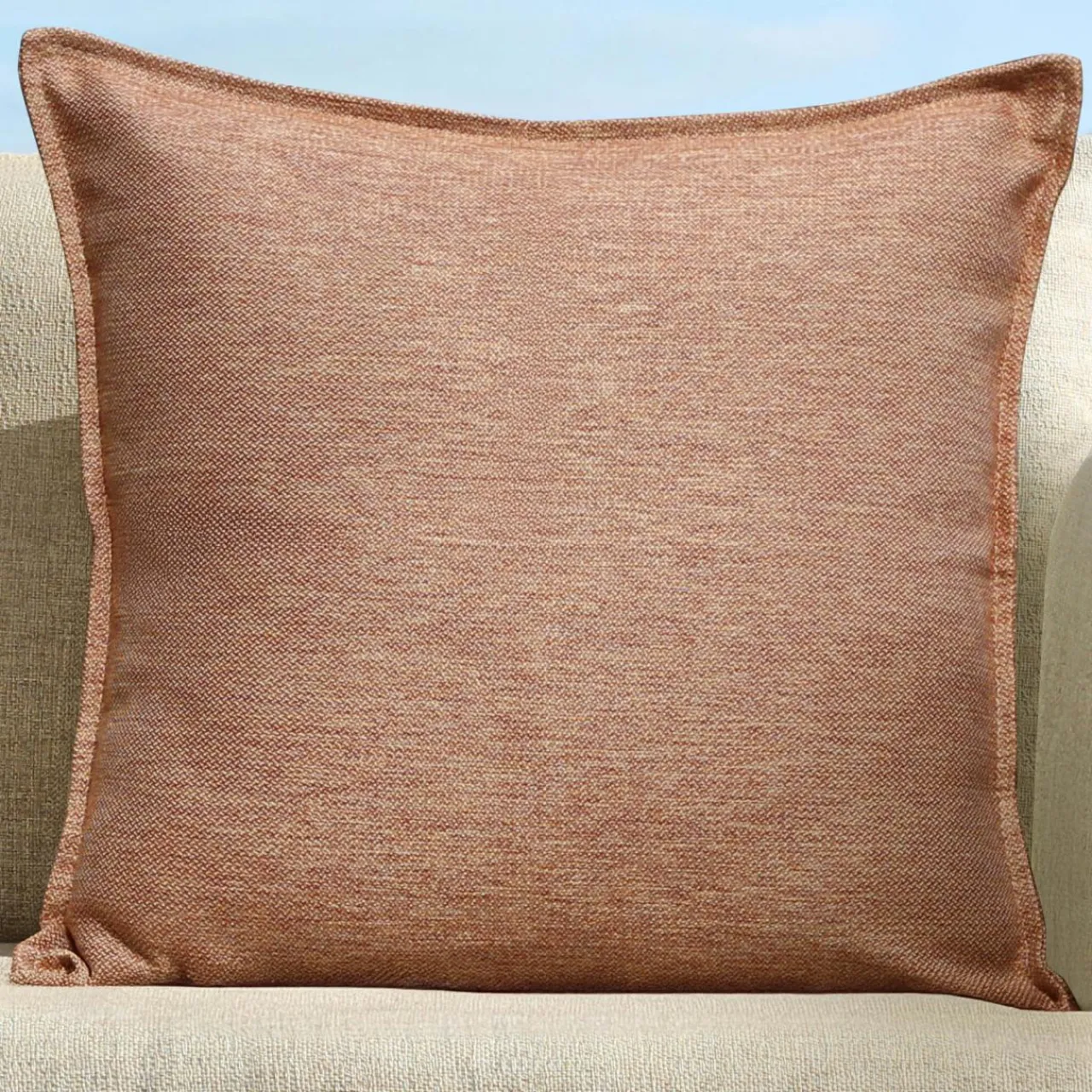 MOBELLIA Coussin extérieur carré (45 x 45 cm) Kalena Terracotta Best