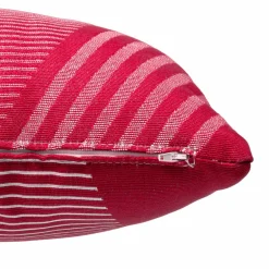HESPERIDE Coussin extérieur rectangulaire (30 x 50 cm) Jacquard grenade Rouge Clearance