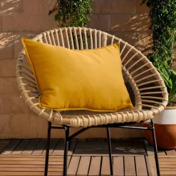 EMINZA Coussin extérieur rectangulaire (40 x 60 cm) Sunset Jaune moutarde Sale