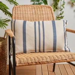 EMINZA Coussin extérieur rectangulaire (40 x 60 cm) Nautira Bleu marine Best