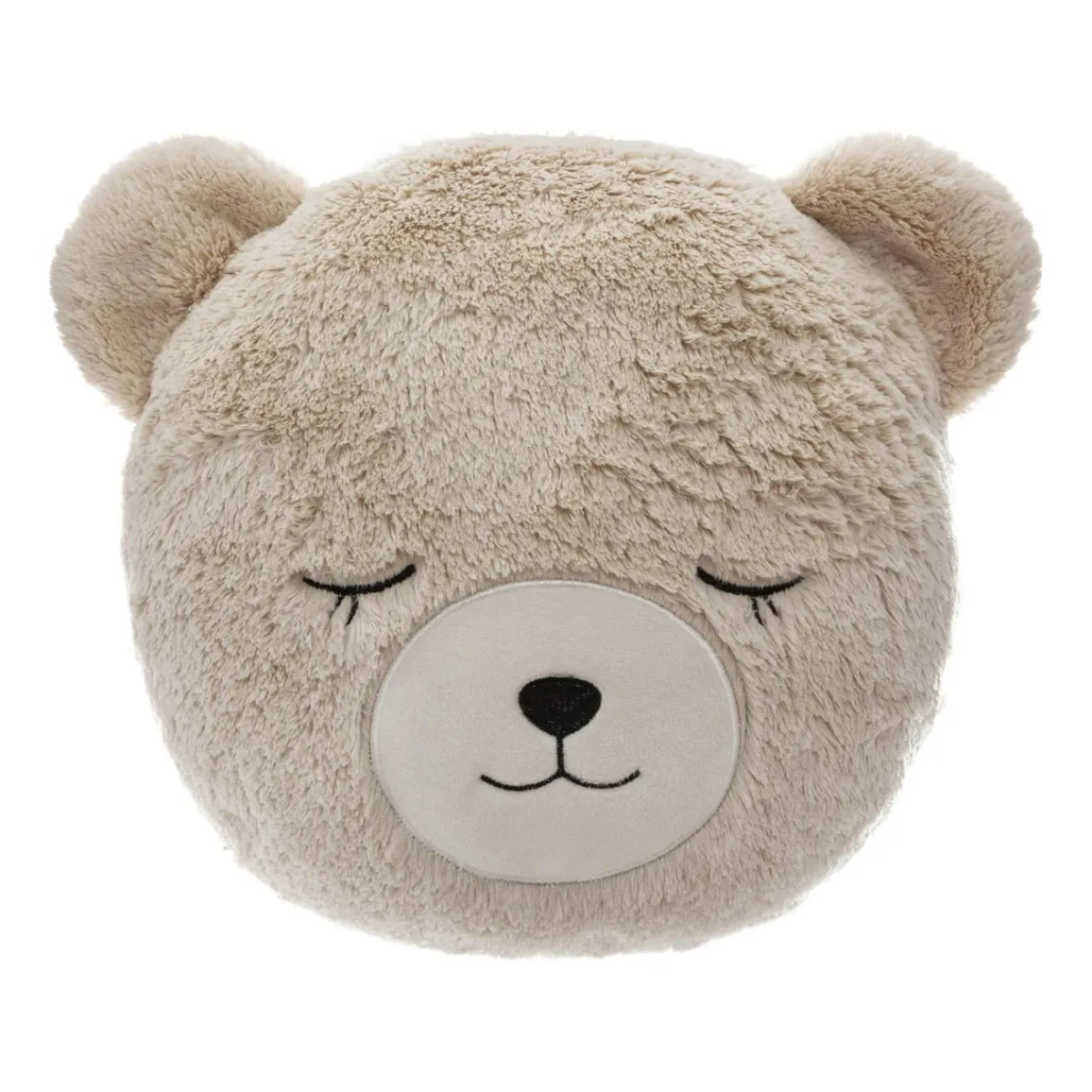 ATMOSPHERA Coussin fausse fourrure enfant (27 cm) Ours Beige Clearance