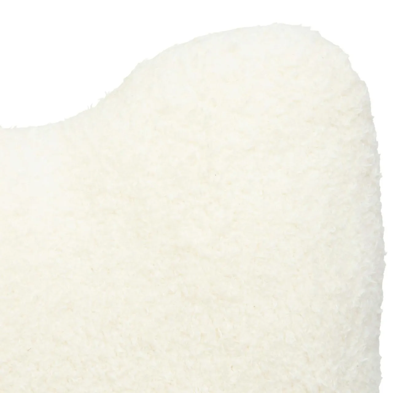 Atmosphera, cru017dateur d'intu017drieur Coussin rectangulaire bouclette (35 x 48 cm) Bliss Blanc Online