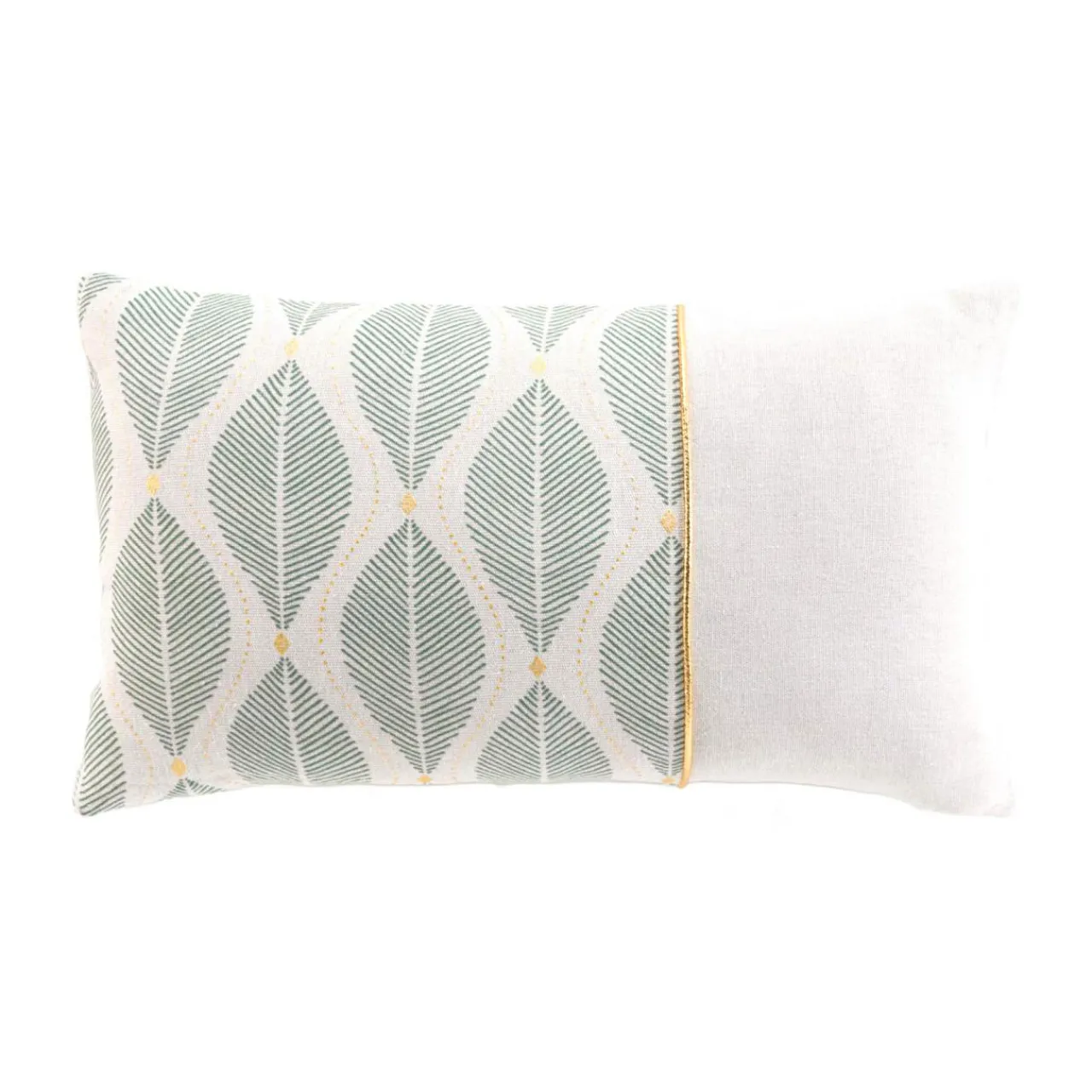 douceur d'intu017drieur Coussin rectangulaire coton (30 x 50 cm) Maho sauge Vert Best