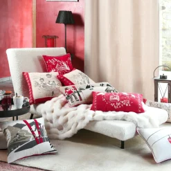 STOF Coussin Rectangulaire Coton (35 x 60 cm) Villard Ecru Outlet
