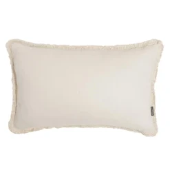EMINZA Coussin rectangulaire coton (40 x 60 cm) Pixel franges Beige Best