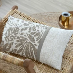 STOF Coussin rectangulaire coton (30 x 50 cm) Hemera Taupe Online