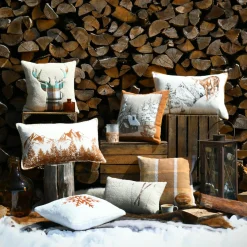 STOF Coussin rectangulaire coton (35 x 60 cm) Wildforest Camel Outlet