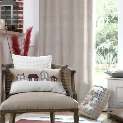 LOVELY CASA Coussin rectangulaire coton (30 x 50 cm) Cornouailles Beige Best