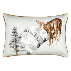 STOF Coussin Rectangulaire Coton (40 x 60 cm) Wildforest Camel Best
