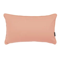 EMINZA Coussin rectangulaire coton (30 x 50 cm) Pixel Rose Pêche