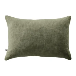 L'EFFET PAPILLON Coussin rectangulaire coton (40 x 60 cm) Sixtine Vert romarin New