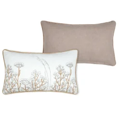 STOF Coussin rectangulaire coton (30 x 50 cm) Oriana Ecru Hot