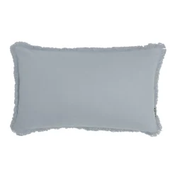 EMINZA Coussin rectangulaire coton (40 x 60 cm) Pixel franges Gris Hot