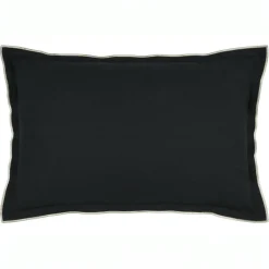 STOF Coussin rectangulaire coton (40 x 60 cm) Helios Noir Sale
