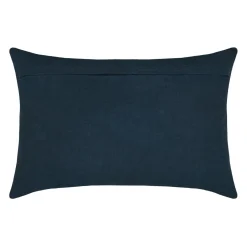 STOF Coussin Rectangulaire coton (40 x 60 cm) Bordemer Bleu marine Discount