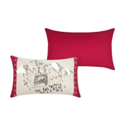STOF Coussin rectangulaire en coton (30 x 50 cm) Villard Écru Ecru Best