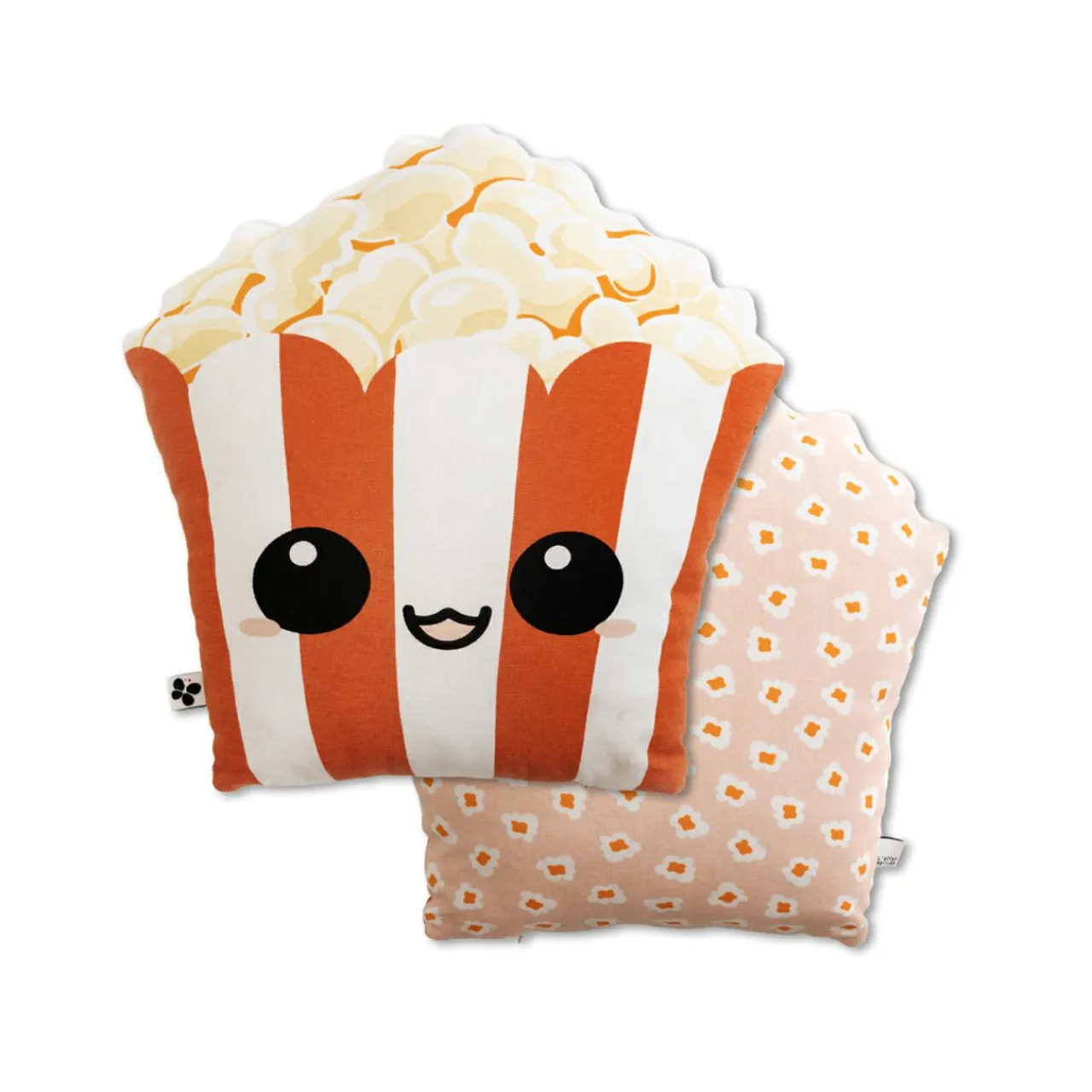 L'EFFET PAPILLON Coussin rectangulaire enfant coton (40 x 42 cm) Fresh popcorn Rouge Clearance