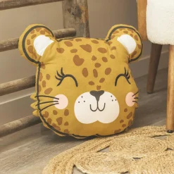 l'Effet Papillon Coussin rectangulaire enfant coton (45 x 40 cm) Lola Caramel Sale