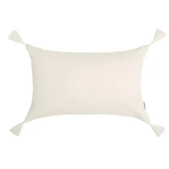 EMINZA Coussin rectangulaire gaze de coton (40 x 60 cm) Gaïa pampa Beige Online