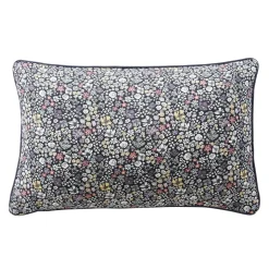 EMINZA Coussin rectangulaire gaze de coton (40 x 60 cm) Elya Violet Best
