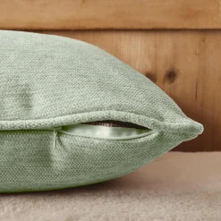 EMINZA Coussin rectangulaire tissé (40 x 60 cm) Magnus Vert Eucalyptus