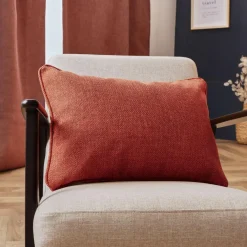 EMINZA Coussin rectangulaire tissé (40 x 60 cm) Alba Terracotta Outlet