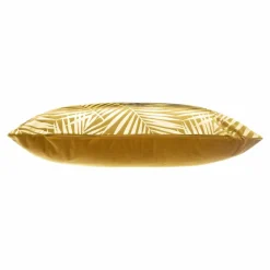 ATMOSPHERA Coussin rectangulaire velours (30 x 50 cm) Or Tropic Jaune ocre Discount