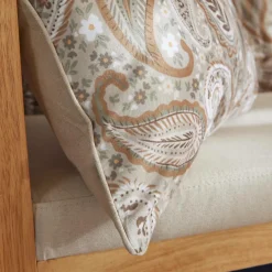 EMINZA Coussin rectangulaire velours (40 x 60 cm) Dolores Beige Outlet