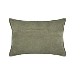 STOF Coussin rectangulaire velours (40 x 60 cm) Dandy Vert kaki