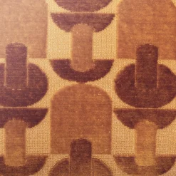 Atmosphera, cru017dateur d'intu017drieur Coussin rectangulaire velours (30 x 50 cm) Luna Jaune ocre Clearance