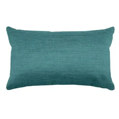 LOVELY CASA Coussin rectangulaire (30 x 50 cm) Béa Bleu canard Clearance