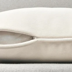 EMINZA Coussin Rectangulaire (40 x 60 cm) Minuit Sable Beige