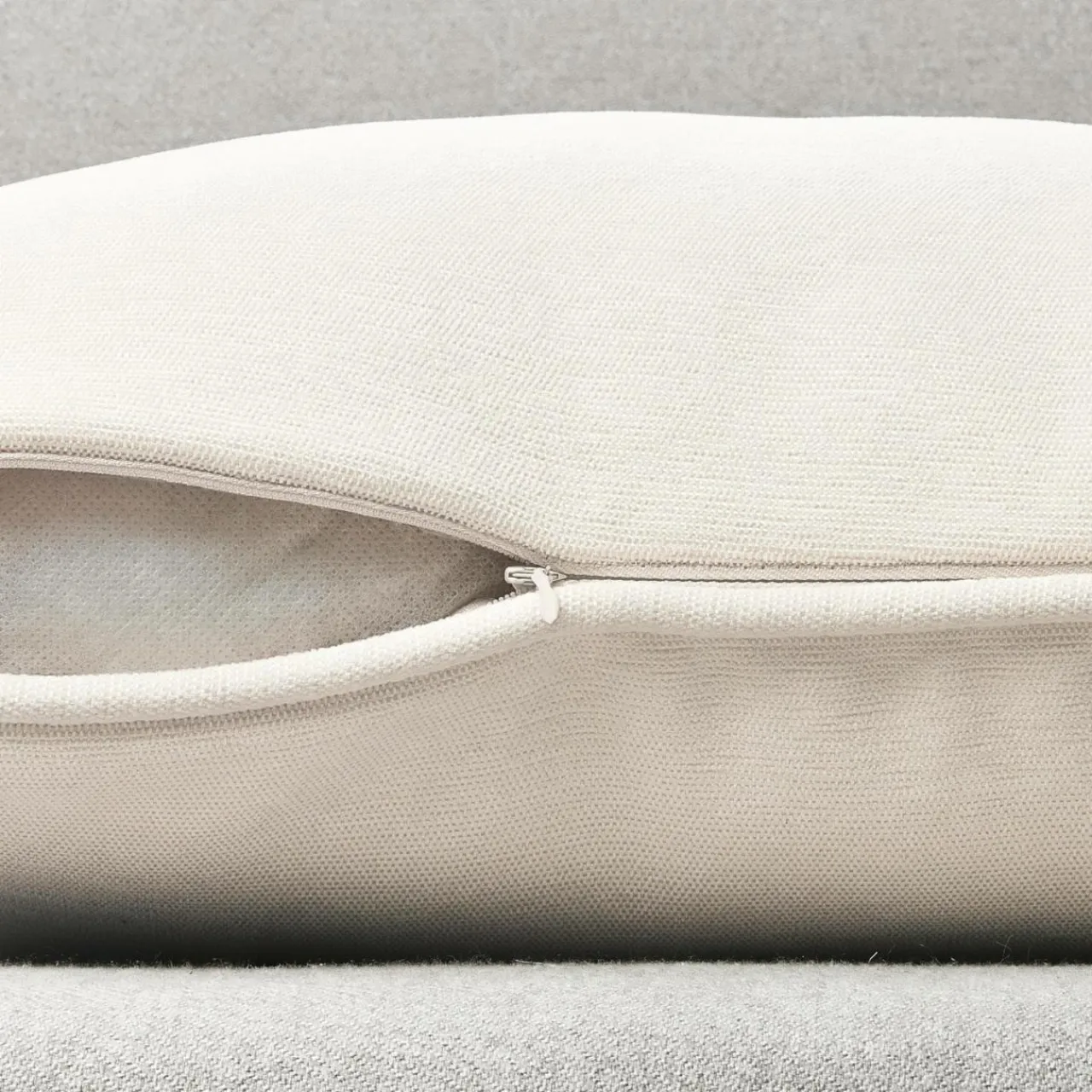 EMINZA Coussin Rectangulaire (40 x 60 cm) Minuit Sable Beige