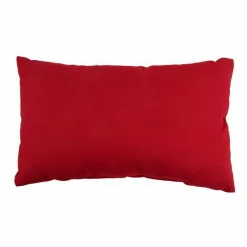 LOVELY CASA Coussin rectangulaire (30 x 50 cm) Nelson Rouge Discount