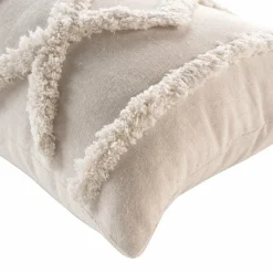 DOUCEUR D'INTERIEUR Coussin rectangulaire (30 x 50 cm) Safira Ecru Online