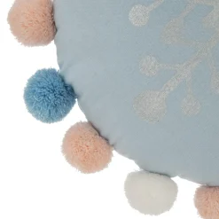 Atmosphera createur d'interieur for kids Coussin rond enfant (35 cm) Hiver Bleu Online