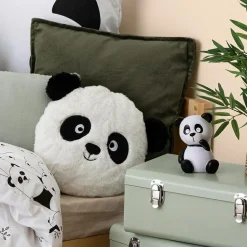 Atmosphera cru017dateur d'intu017drieur for kids Coussin rond enfant (27 cm) Panda Blanc Sale